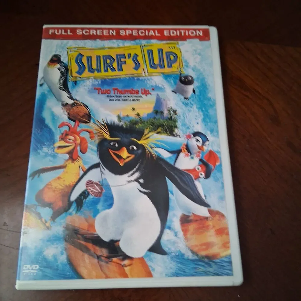 Surf's Up DVD Full Screen Special Edition Sony Kids Family Animated Movie